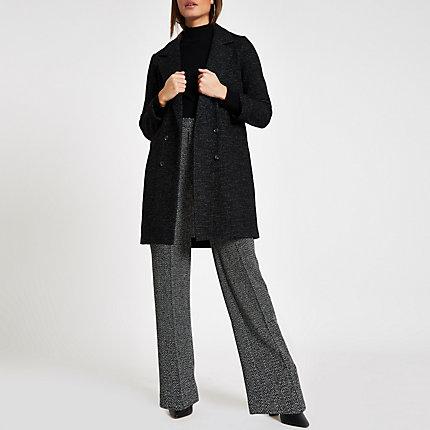 River Island Womens Long Line Jersey Blazer