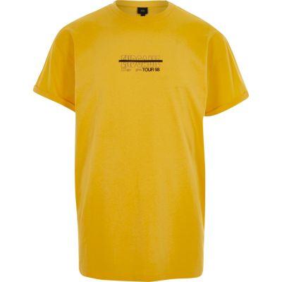 River Island Mens 'end Game' Print Slouch T-shirt