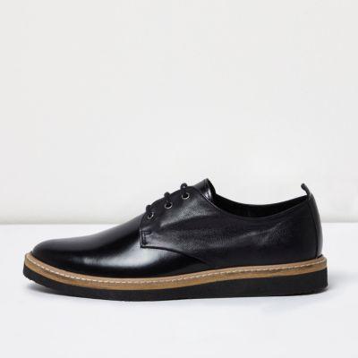 River Island Mens High Shine Leather Formal Shoes