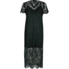 River Island Womens Lace Midi T-shirt Dress