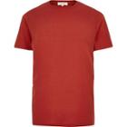 River Island Mens Woven Front T-shirt