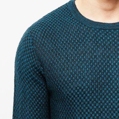 River Island Mens Textured Crew Sweater