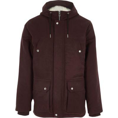 River Island Mens Hooded Parka