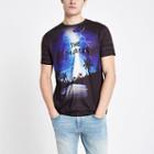 River Island Mens Thunder Rhinestone Slim Fit T-shirt
