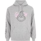 River Island Mens Marl Grinch Print Christmas Hoodie
