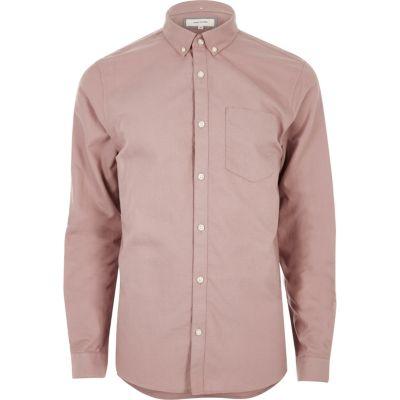 River Island Mens Dusty Casual Oxford Shirt