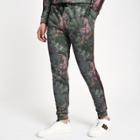 River Island Mens Slim Fit Tiger Print Joggers