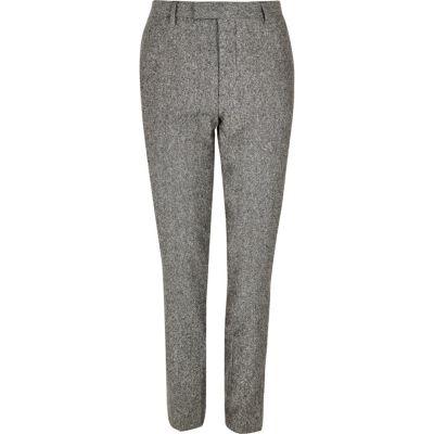 River Island Mens Neppy Skinny Suit Pants