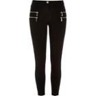 River Island Womens Ponte Double Zip Superskinny Trousers