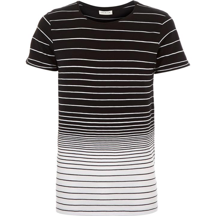River Island Mensblack Jack & Jones Premium Stripe T-shirt