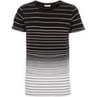 River Island Mensblack Jack & Jones Premium Stripe T-shirt