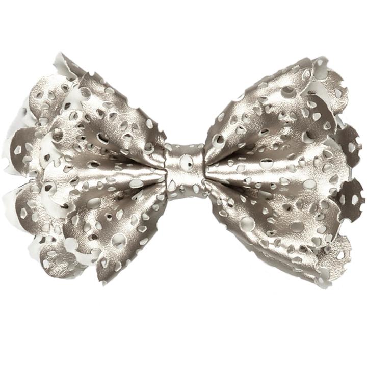 River Island Girls Gold Laser Cut Hair Bow