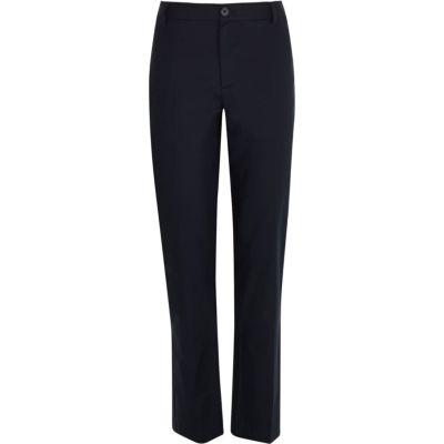 River Island Mens Linen-blend Pants