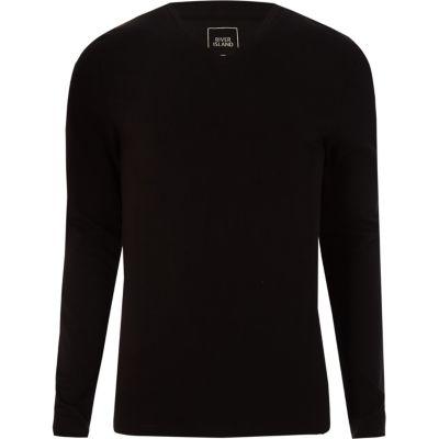 River Island Mens V Neck Muscle Fit T-shirt