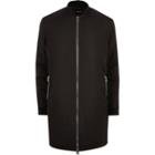River Island Mensblack Only & Sons Longline Bomber Jacket