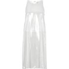 River Island Womens Silver Metallic Longline Vest