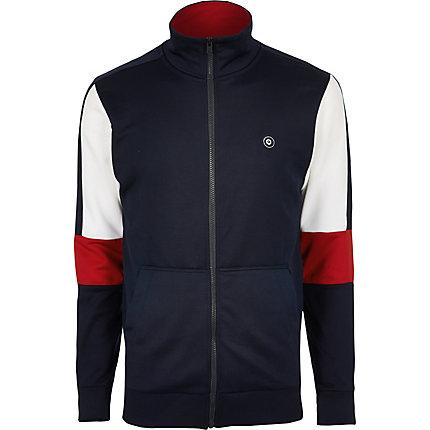 River Island Mens Jack And Jones Zip Front Track Top