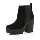 River Island Womens Cleated Sole Chelsea Boots