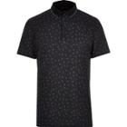 River Island Mens Print Slim Fit Polo Shirt