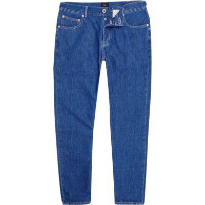 River Island Mens Bright Jimmy Tapered Leg Jeans