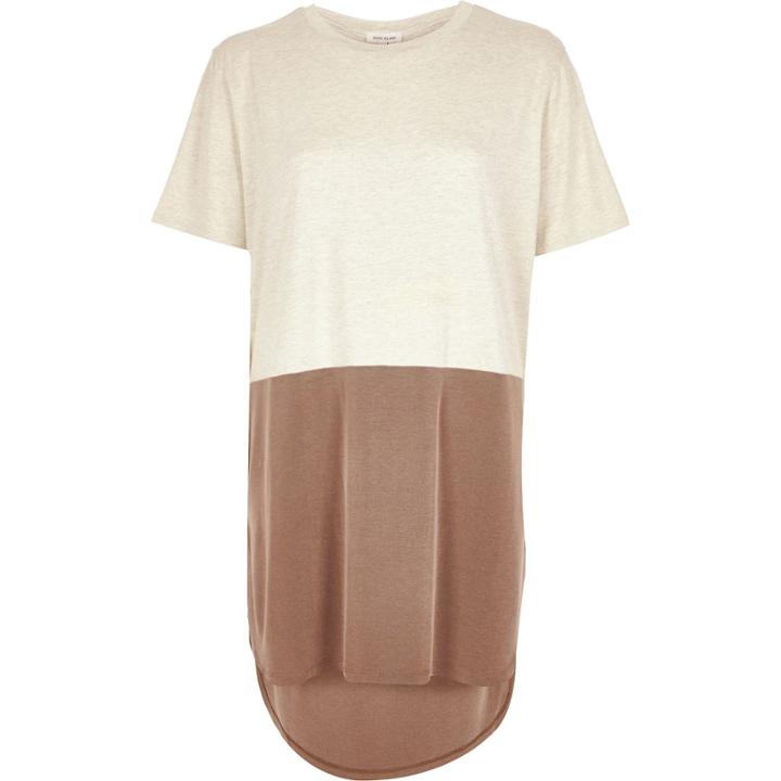 River Island Womens Block Color Oversized T-shirt