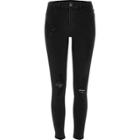 River Island Womens Washed Molly Ripped Jeggings