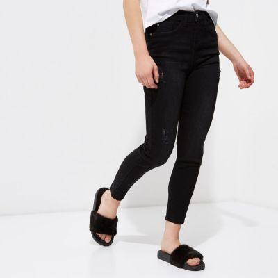 River Island Womens Petite Distressed Harper Jeggings