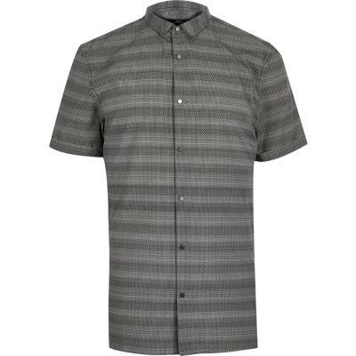 River Island Mens Stripe Slim Fit Shirt