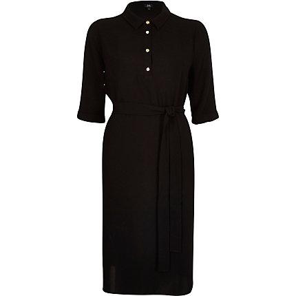 River Island Womens Petite Belted Shirt Dress
