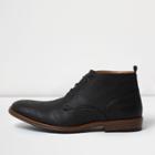 River Island Mens Perforated Chukka Boots