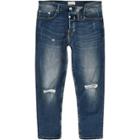 River Island Mens Only And Sons Rip Cropped Anti Fit Jeans