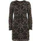 River Island Womens Sequin Embellished Bodycon Mini Dress