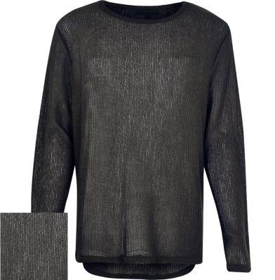 River Island Mens Lightweight Curved Hem Sweater