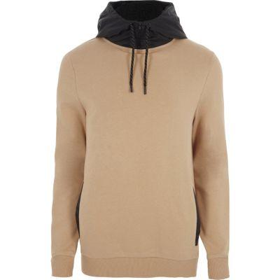 River Island Mens Contrast Drawstring Hoodie