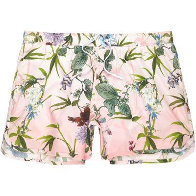 River Island Mens Big And Tall Floral Short Swim Shorts