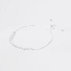 River Island Womens White Silver Tone Diamante Box Necklace