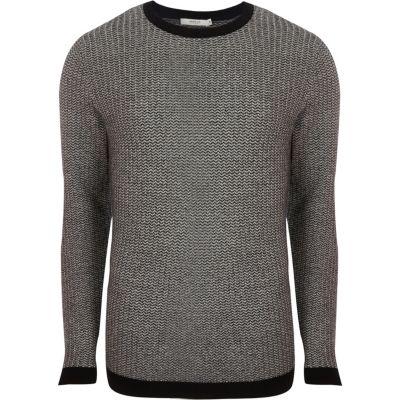 River Island Mens Jack And Jones Premium Crew Neck Jumper