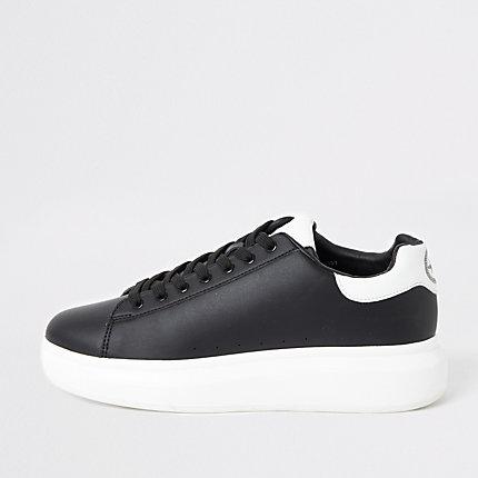 River Island Mens Wedge Lace-up Trainers