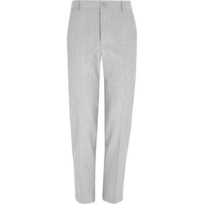 River Island Mens Scratch Skinny Fit Smart Trousers