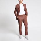 River Island Mens Twill Suit Trousers