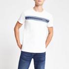 Mens Jack And Jones White Chest Logo T-shirt