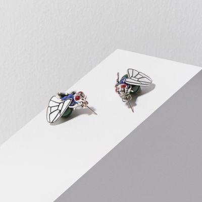 River Island Womens Design Forum Fly Stud Earrings