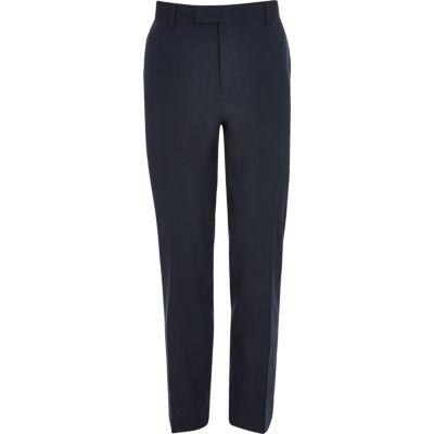 River Island Mensdark Slim Fit Suit Pants