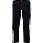 River Island Mens Big And Tall Skinny Taped Jeans