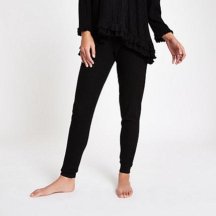 River Island Womens Ribbed Loose Fit Joggers