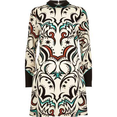 River Island Womens Western Print Shift Dress