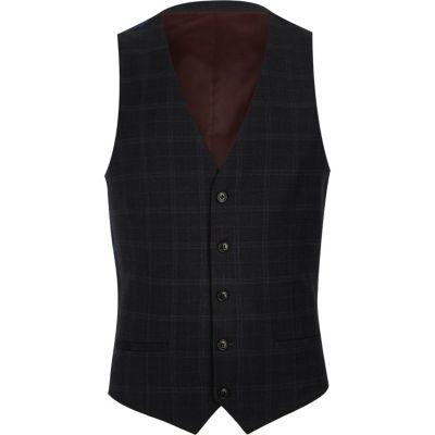 River Island Mens Big And Tall Single-breasted Waistcoat