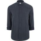 River Island Mens Stripe Long Sleeve Button-down Shirt