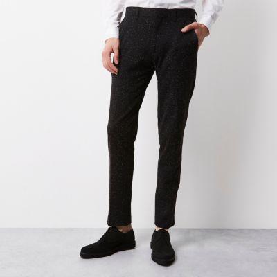 Mens Textured Vito Tux Pants