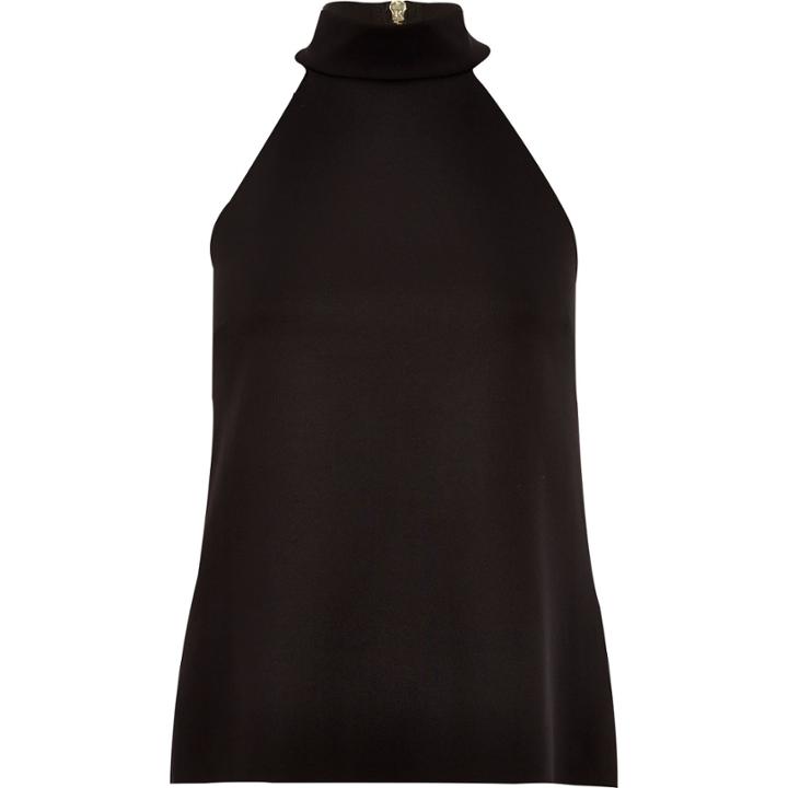 River Island Womens High Neck Sleeveless Top